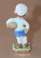 RPF - Jaunais futbolists.  1950. g., porcelāns, h 9.2 cm, modeļa autore N. Pavlovska. Apgleznoja B. 