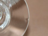 Cara laika kristāla glāzes, pāris, h 12.5 cm ar nenozīmīgu defektu