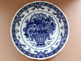 Delfts šķīvis, porcelāns, d 39.5 cm