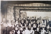 Photograph Latvian Theater Club in Boston, 1916, 28x36 cm