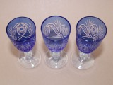 Ilguciems Glass Factory - Glasses 3 pcs., h 9.5 cm