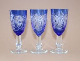 Ilguciems Glass Factory - Glasses 3 pcs., h 9.5 cm
