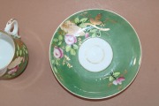 M.S. Kuznetsovs - cup with saucer, porcelain