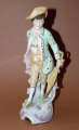Marķīzs ar lietussargu, porcelāns, h 32 cm