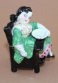 Popova porcelāna fabrika - Guļošs bērns, porcelāns h 8.5 cm