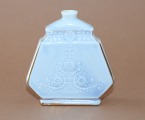 RPR - perfume bottle, porcelain, designer - Zina Ulste, h 8.5 cm with a crack