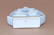 RPR - perfume bottle, porcelain, designer - Zina Ulste, h 8.5 cm with a crack