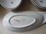 RPR - Trauku komplekts ikriem &amp;quot;Zivtiņas&amp;quot; 8. gab. Porcelāns