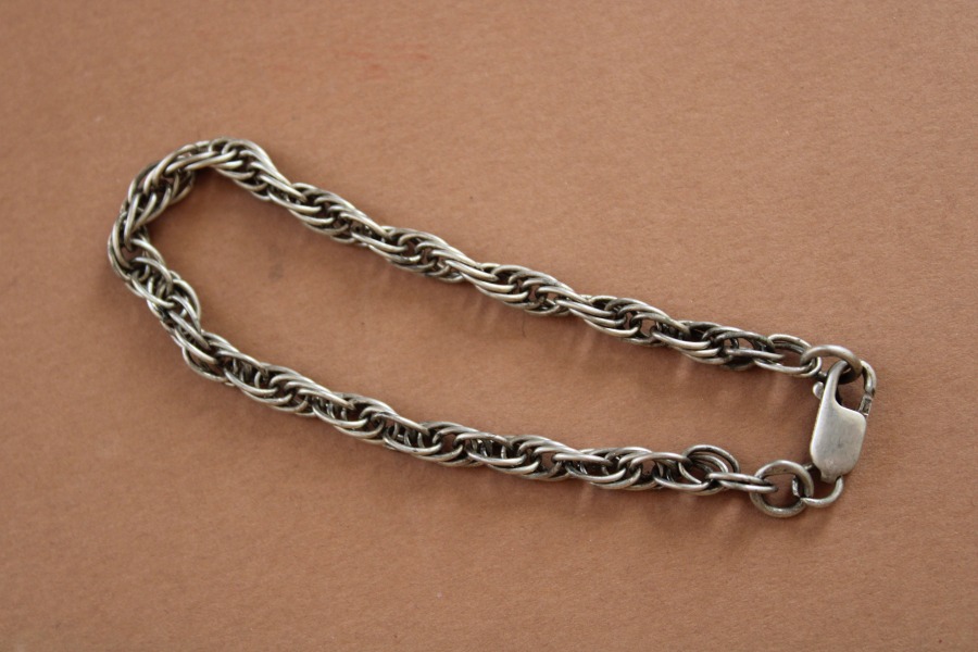 Silver bracelet 925 proof, weight 8.52 gr.