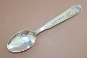 Sudraba karote, 830 prove, garums 15.5 cm; svars 27.27 g.