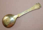 Silver spoon with gilding, fineness 925, length 13 cm; weight 27.7 g.