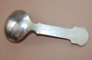 Silver spoon souvenir, fineness 830, length 11.5 cm; weight 27.3 g.