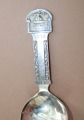 Silver spoon souvenir, fineness 830, length 11.5 cm; weight 27.3 g.