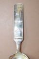 Silver spoon souvenir, fineness 830, length 12.5 cm; weight 31.7 g.
