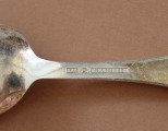 Sudraba karote un dakša, 830 prove, garums 14.5 cm; kopējais svars 58.88 g.