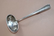 Sudraba mērces karote, 830 prove, garums 16 cm; svars 60.1 g.