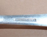 Серебряная ложка для салата, 830 проба, длина 22 см; вес 82,11 г.