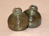 Svečturi 2.gab., bronza, h 5 cm