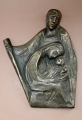 Svēta ģimene, bronza, 21x17 cm