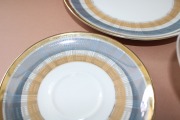 Trījnieks pāris, porcelāns, Vācija, tases h 5.5 cm; d 10.3 cm