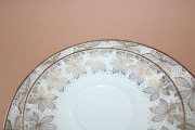 Trio Germany, porcelain, cup height 5 cm; d 10.4 cm