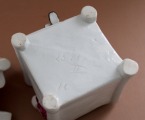 Aizmidzis bērns, 19.gs. beigas, Krievija, porcelāns, h 18 cm