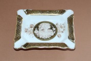 Limoges - Pelnutrauks, porcelāns, 1940.tie gadi, 11x8.5 cm