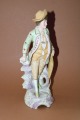 Marķīzs ar lietussargu, porcelāns, h 32 cm