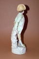 Marķīzs ar lietussargu, porcelāns, h 32 cm