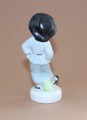 RPR - Dejotājs, 1960., porcelāns, h 11.5 cm Modeļa autors - L. Novožeņeca