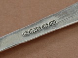 Серебряная ложка, 830 проба, длина 14,5 см; вес 22,6 г.