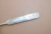 Sudraba karote, 830 prove, garums 15.5 cm; kopējais svars 35.43 g.