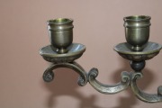 Bronzas svečturis h 24,5 cm; w 33 cm