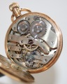 Золотые карманные часы Monard, общий вес 85 гр., 56 проба, № 18052, Ancre Ligne Droite Spiral Breguet, 16 рубинов с дефектом, без стекла.