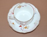Tējas komplekts ar ziediem, porcelāns, Vācija