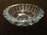 Vāze. Zils kristāls d 25 cm Sweden. Wtg.modern blue art glass