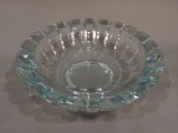 Vāze. Zils kristāls d 25 cm Sweden. Wtg.modern blue art glass