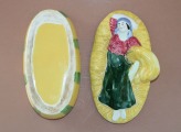 Konakovo - Sviesta trauks labības pļāvēja. H 8.5 cm; l 20 сm