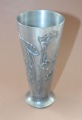 Jugendstila glāze ar Art nuvo rakstu h 17 cm
