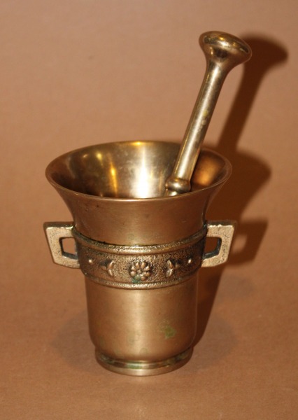 Bronze pestle h 8.5 cm