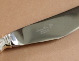 Серебряные ножи 8 штук, проба 830, 570 г.