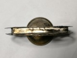Letter holder, Art Nouveau, early 20th century, metal, height 11.5 cm, width 9.5 cm