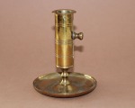 Candlestick with handle, bronze, h 11 cm