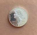 1 dolārs, sudrabs, 90. prove, 26,73 g, 1993