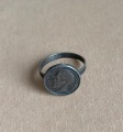 Gredzens ar Nikolaja II portretu, 875 proves vērtība, 2,89 g