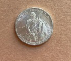 Полдоллара, серебро, 90 пробы, 12,5 гр, 1982, 1 доллар, серебро, 40 пробы, 24,59 гр, 1974