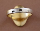Серебряное кольцо проба 875; вес 5 г.
