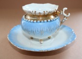 Krūze/apakšasīte, porcelāns, Kuzņecovs?
