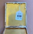 Cigar case, silver, 135 gr, 7,5x9 cm
