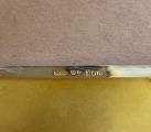 Cigar case, silver, 135 gr, 7,5x9 cm